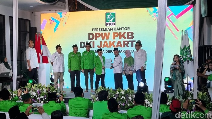 Cak Imin Resmikan Kantor PKB DKI, Apresiasi Kursi DPR-DPRD