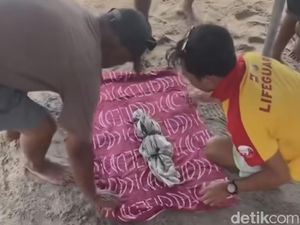 Heboh Mayat Bayi Ditemukan Terdampar di Pantai Kuta