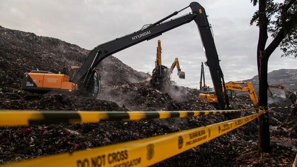 Pencarian Korban Longsor Sampah di TPST Bantargebang Masih Berlangsung