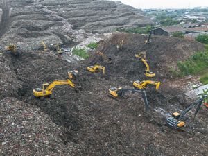Foto Satelit Perubahan Bantargebang hingga Jadi Gunung Sampah
