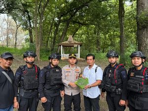 Mortir Temuan Warga Ponorogo Dimusnahkan Tim Gegana di Hutan Badegan