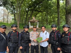 Mortir Temuan Warga Ponorogo Dimusnahkan Tim Gegana di Hutan Badegan