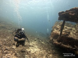 Menjelajah Bounty Wreck, Surga Selam Tersembunyi di Gili Meno