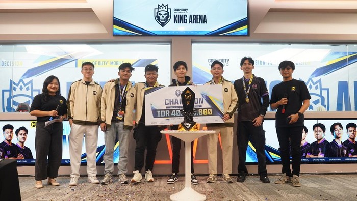 Turnamen esports Call of Duty: Mobile (CODM) King Arena 2026 telah selesai digelar. Titel juaranya berhasil diraih oleh Vizuals Esports.
