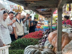 Wamendag Tinjau Harga Bapok di Pasar Summerland Batam: Relatif Stabil