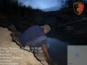 Bareskrim Bongkar Tambang Emas-Mineral Ilegal di Sultra, 20 Ton Antimoni Disita