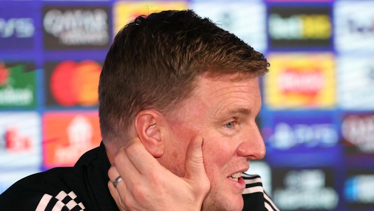 Eddie Howe tak masalah Newcastle United jadi underdog lawan Barcelona. (Action Images via Reuters/Craig Brough)