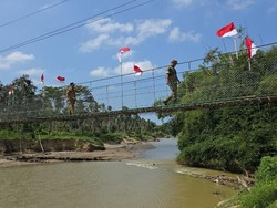 Tinjau Infrastruktur Pascabencana di Aceh, Kasad Launching 200 Jembatan Garuda