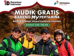 Mudik Gratis MyPertamina untuk Ojol Pulang Kampung ke Surabaya