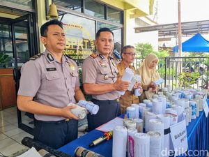 10 Anak Ketahuan Rakit Petasan Balon Udara di Ponorogo Diringkus Polisi