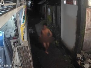 Heboh Pria di Kota Mojokerto Bugil Berlarian Tengah Malam