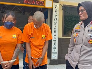 Kompak Sejoli di Jambi Curi Motor, Uang Penjualan Dipakai untuk Nyabu Bareng