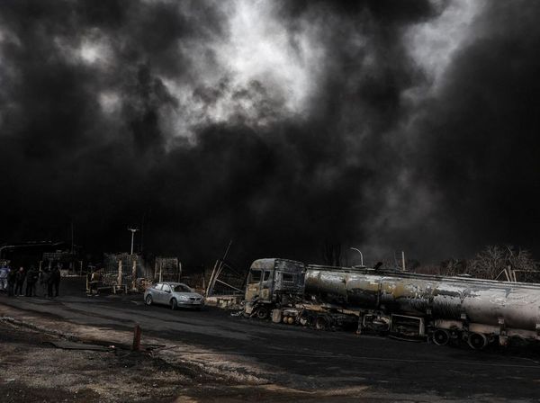 Penampakan Kawasan Depot Bahan Bakar Iran Usai Diserang Israel