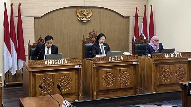 Sidang KIP tentang gugatan terkait studi Jokowi di UGM, 10 Maret 2026 (Adfhar/detikcom)