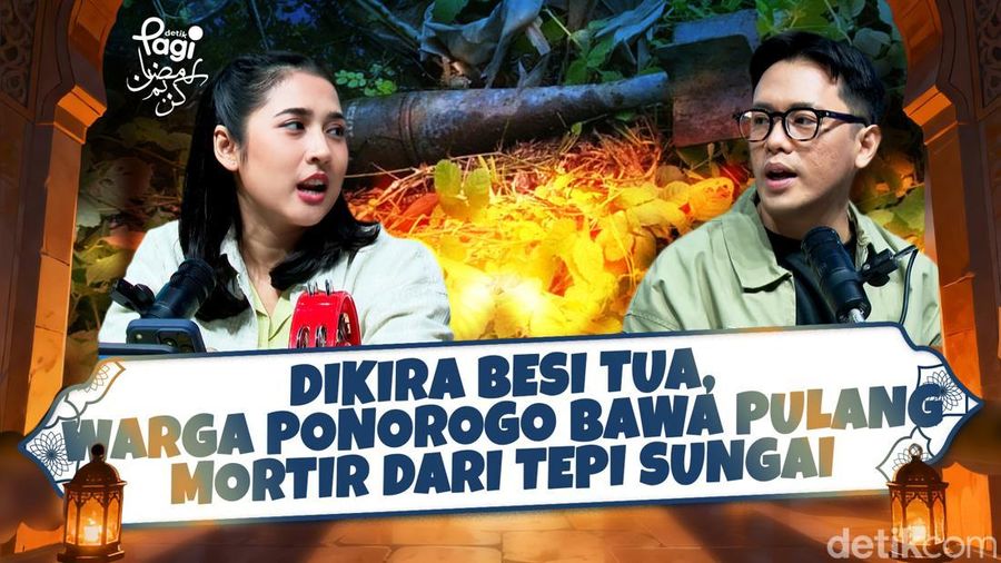 Video: Dikira Besi Tua, Warga Ponorogo Bawa Pulang Mortir dari Tepi Sungai