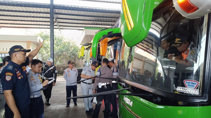 Cek Kelaikan Bus Mudik Bogor: Hasil Uji Ramp Check