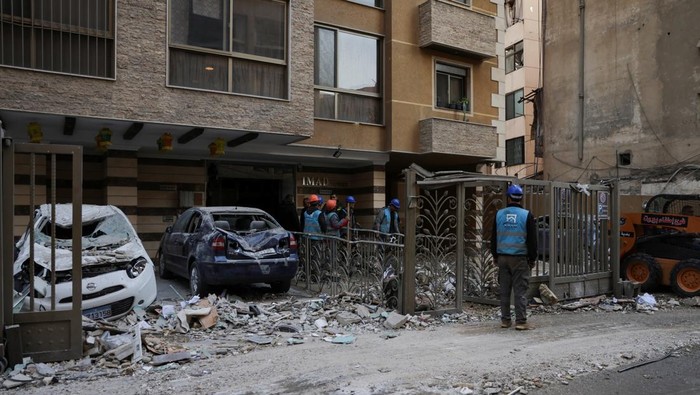Pusat Kota Beirut Berporak‑Poranda Setelah Serangan Gedung Apartemen