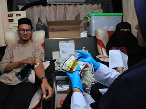 Safari Donor Darah Ramadan, PMI Banda Aceh Sambangi Masjid