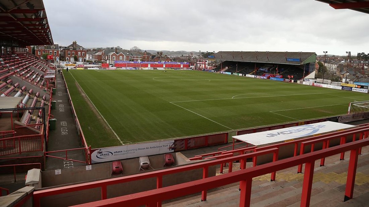 St James Park, markas klub divisi 3 Inggris Exeter City. (Foto: Getty Images/Pete Norton)