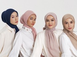 5 Tutorial Hijab Segiempat & Pashmina untuk Lebaran, Syari Hingga Ala Gen Z