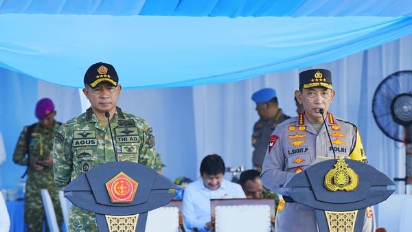 Momen Kapolri-Panglima TNI Pimpin Gelar Pasukan Operasi Ketupat 2026