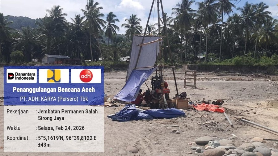 Kementerian PU Mulai Tahap Awal Pembangunan Jembatan Permanen di Aceh