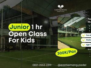 Kelas Padel Anak di East Kemang, Belajar Teknik Dasar Bareng Coach Profesional