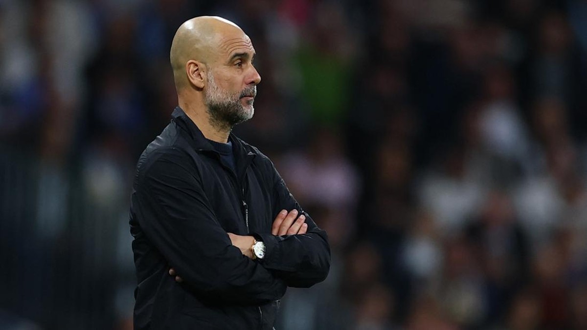 Pep Guardiola menilai peluang Manchester City membalikkan keadaan atas Real Madrid tidak besar (Foto: Action Images via Reuters/Matthew Childs)
