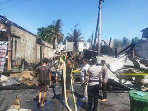 Kebakaran Hebat di Gili Trawangan Diduga Akibat Korsleting Listrik