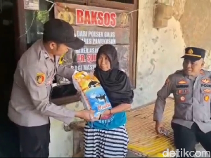 Polisi Pamekasan Gerebek Warga Miskin untuk Berbagi di Ramadan