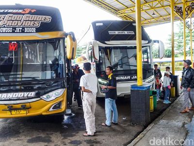 Potret Terminal Jatijajar Masih Lengang Jelang Arus Mudik