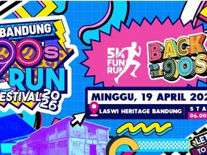 Agenda Produktif Akhir Pekan di Bandung Bareng Bandung 90s Run