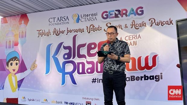 CTARSA Foundation menggelar puncak acara GEBRAG KALCER (Gerakan Berbagi Kala Ceria Ramadan) di Cibis Park, Jakarta Selatan, Jumat (13/3). Kegiatan ini menjadi penutup rangkaian roadshow Culture Ramadan yang sebelumnya digelar di sejumlah daerah.