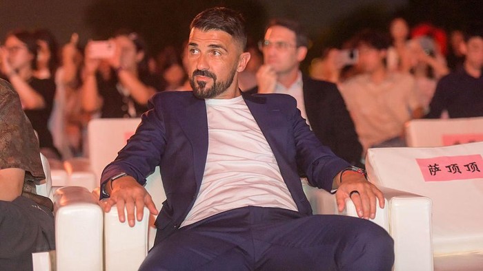 LUOYANG, CHINA - JUNE 20: Spanish former professional footballer David Villa attends the 2025 Weibo Travel Night on June 20, 2025 in Luoyang, Henan Province of China. (Photo by Zhang Yixi/VCG via Getty Images)