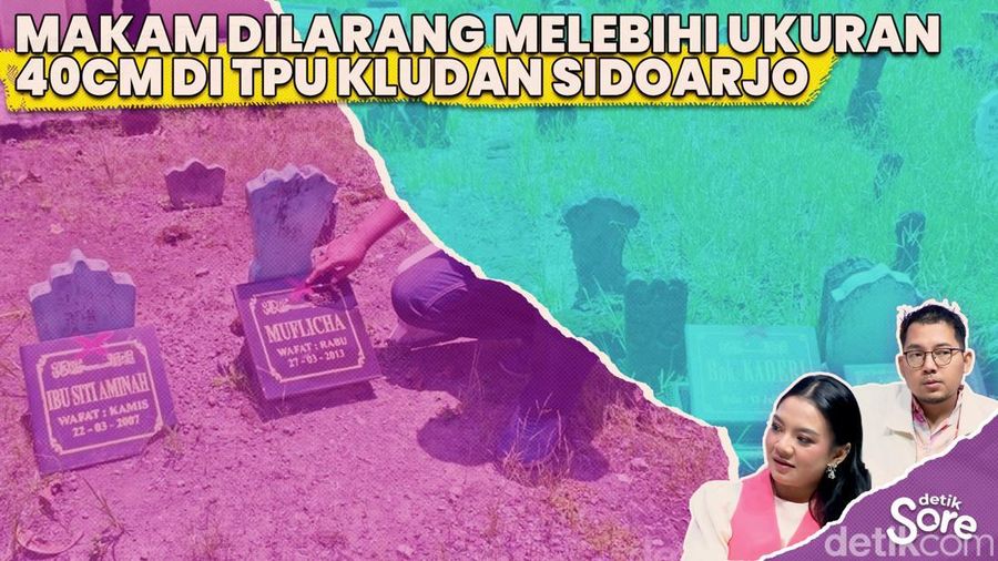 Video: Ratusan Makam di TPU Kludan Sidoarjo Ditandai Silang Merah, Tuai Protes Warga 