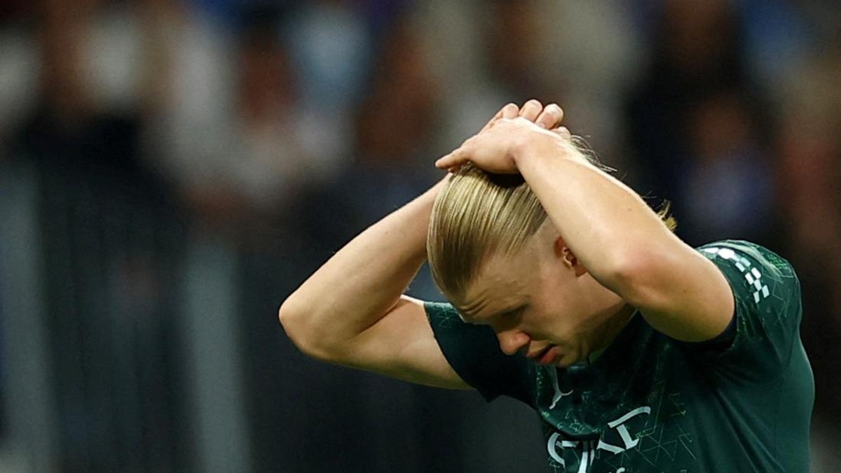 Erling Haaland lagi bapuk banget nih. (Action Images via Reuters/Matthew Childs)