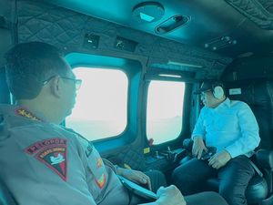 Kapolri, Menko PMK hingga Panglima TNI Patroli Udara Pantau Arus Mudik Jakarta-Merak