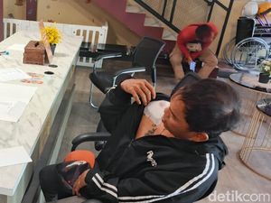 Juru Parkir di Palembang Dibacok Saat Lerai Keributan