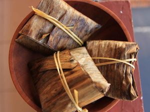 Legitnya Kue Lompong Khas Purworejo, si Hitam Manis dari Merang Pohon Talas