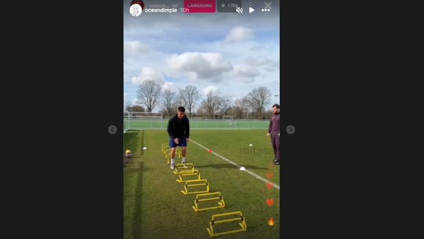 Mees Hilgers. Tangkapan Layar Instagram Ocean Dimple