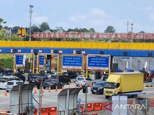 Meningkat, 1.500 Kendaraan Pemudik Masuk GT Kalikangkung Semarang Per Jam