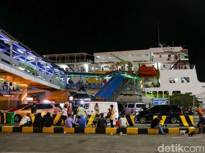 Sepekan Jelang Lebaran, Arus Mudik di Merak Terpantau Lancar
