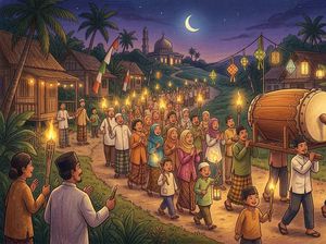 Lafal Takbiran Idul Fitri Lengkap Arab, Latin, dan Artinya