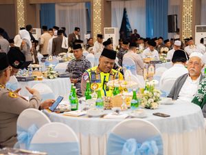 Kakorlantas Dampingi Kapolri Safari Ramadan di Jatim, Ajak Masyarakat Mudik Tertib