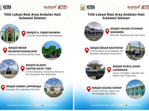 Pemprov Sulsel Optimalisasi Masjid Jadi Rest Area Mudik di 8 Titik Strategis