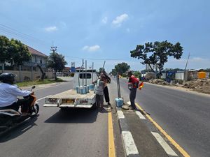 Polisi Tutup 186 U-Turn di Jalur Pantura Indramayu Selama Mudik Lebaran