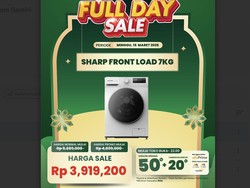 Mesin Cuci Front Load Banting Harga di Transmart Full Day Sale