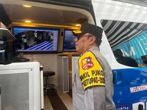 Wakapolri Pantau Arus Mudik di Km 29, Puji Kesiapan Korlantas Polri