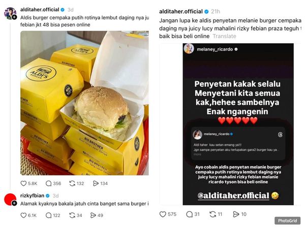 Aldis Burger Viral! Ini Kata Artis soal Rotinya Lembut Dagingnya Juicy Lucy