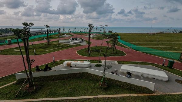 Rest Area KEK Batang Sajikan Panorama Laut bagi Pemudik